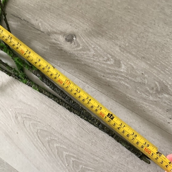 Set of two green branches tall moss 40” tall home decor - Picture 3 of 7
